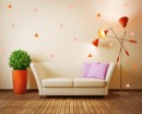 Triangle Pattern Wall Decal Nursery Modern Vinyl Sticker
